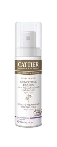 Cattier Geconc. oogcreme anti-age/anti-wallen bio 15ml